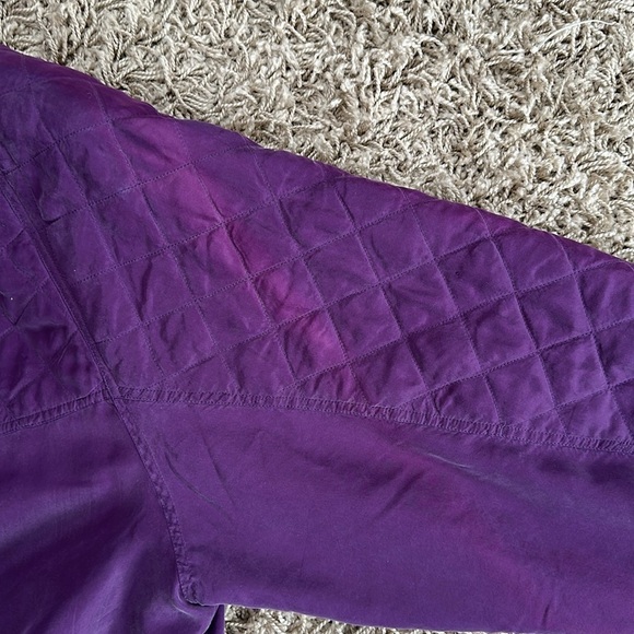 Women’s Vintage 2pc Purple Hunt Club 80s Tracksuit Size Large - Picture 11 of 13